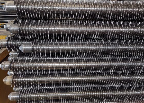 Spiral Finned Heat Exchanger Tube Seamless Corten Steel Fin Tube For Economizer
