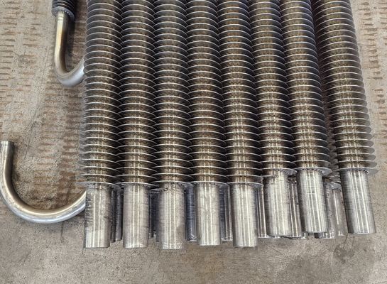 Anticorrosive Carbon Steel Boiler Spiral Finned Tubes For Air Preheaters