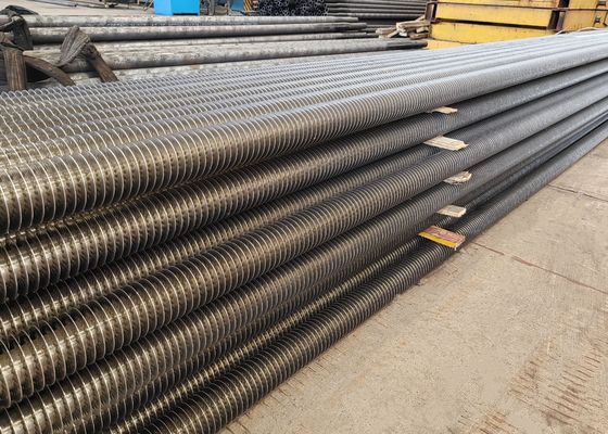 Anticorrosive Carbon Steel Boiler Spiral Finned Tubes For Air Preheaters