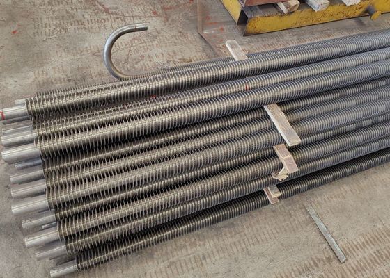 Alloy Or Carbon Steel Boiler Spiral Fin Tube For High Temperature Environments