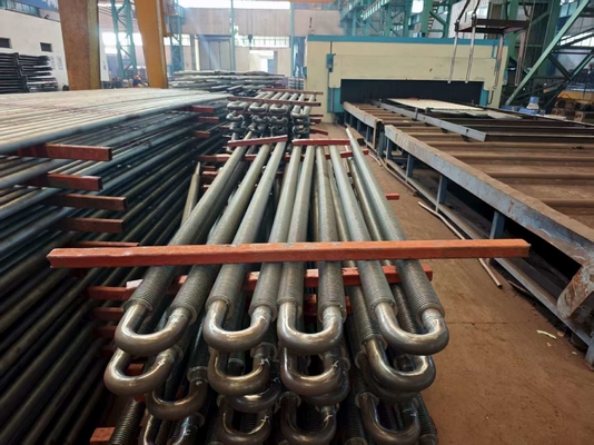 Customized Boiler Spiral Fin Tube Carbon Steel High Frequency Welding High Efficiency