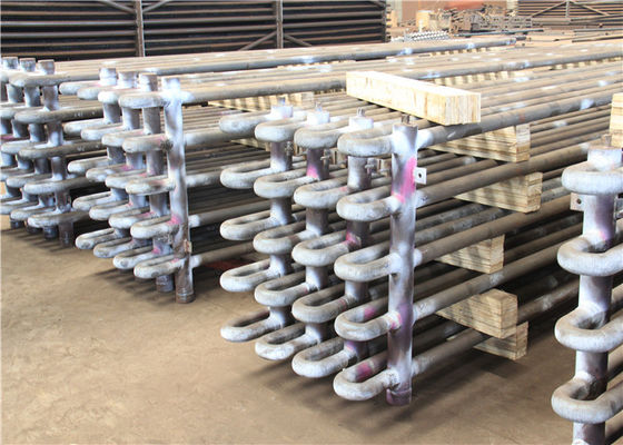 Asme Serpentine Tube Boiler Spare Parts Carbon / Stainless Steel Heat Exchanger