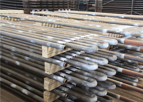 Industrial Serpentine Economizer Coil For Steam Boiler U Bend Straight Shape