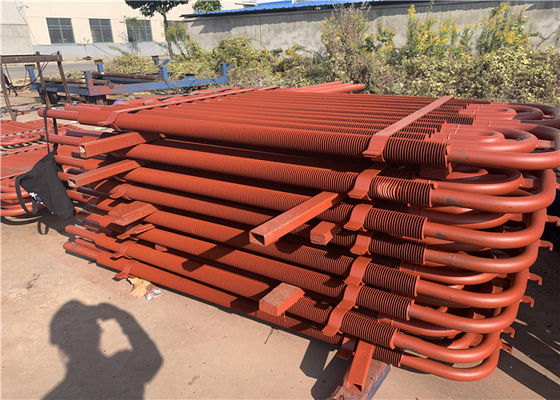 Carbon Steel Titanium Spiral Finned Tube Coil For Boiler Economizer