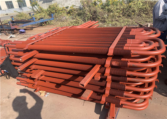Carbon Steel Titanium Spiral Finned Tube Coil For Boiler Economizer