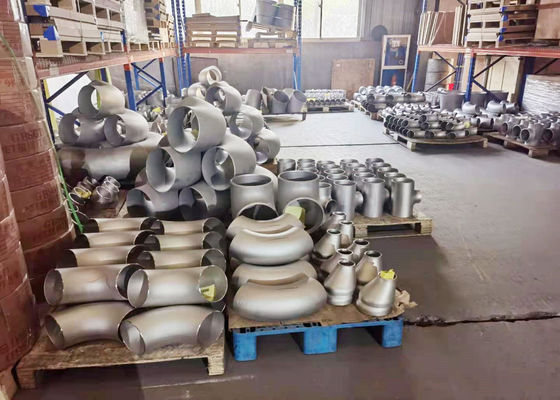 Shot Blasting TP304 DN15  Butt Welded Pipe Elbow Press Forming