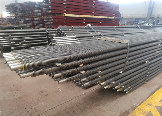 TUV  316L Staggered Finned Stainless Steel Tubing Flue Gas Resistance