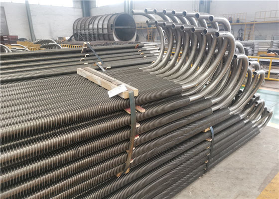 TUV  316L Staggered Finned Stainless Steel Tubing Flue Gas Resistance