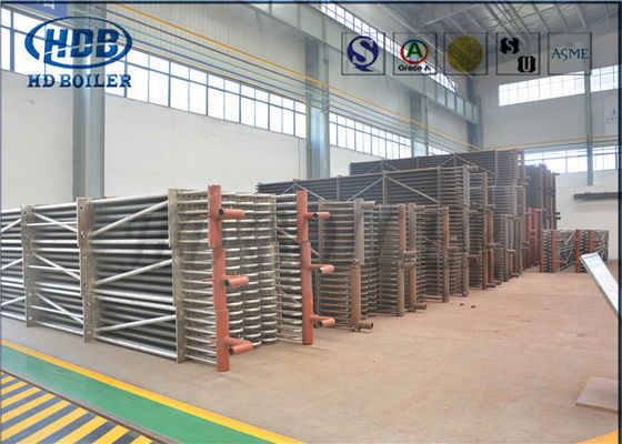 Economizer  Seamless Waste Heat Boiler  H Fin Tube  With Two Steel Discs