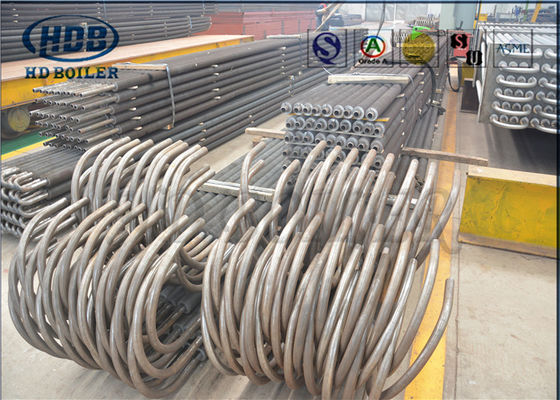 Economizer  Seamless Waste Heat Boiler  H Fin Tube  With Two Steel Discs