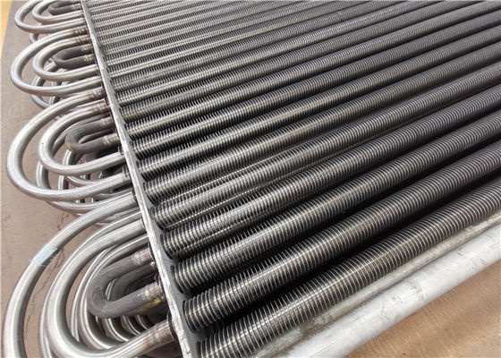 ASME 316L Stainless Steel Staggered  Spiral Finned Tubing For Heat Exchanger