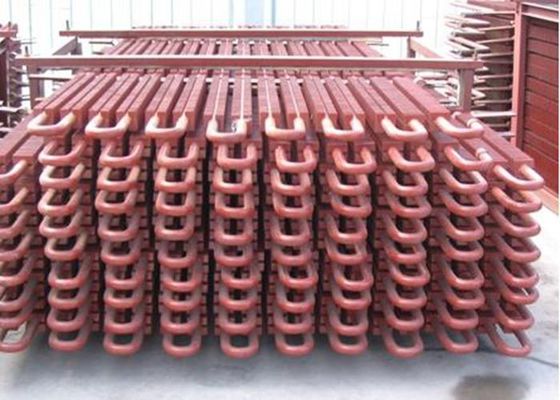 Heat Exchanger Extruded Finned CS Alloy Serpentine Tube For Boiler Heat Exchanger
