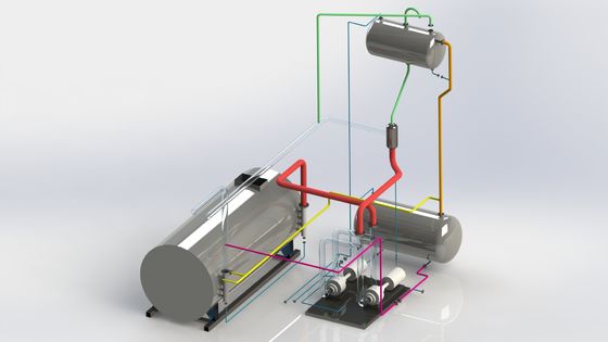 Gas Fired LPG Steam Heat Conduction Oil Boiler high heat utilization