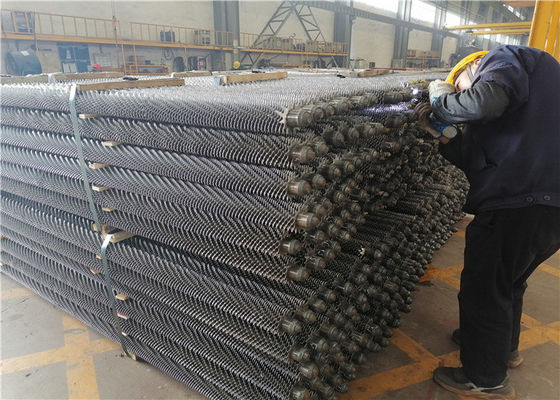 Serrated Spiral Boiler Fin Tube , Brazing Spiral Finned Tube