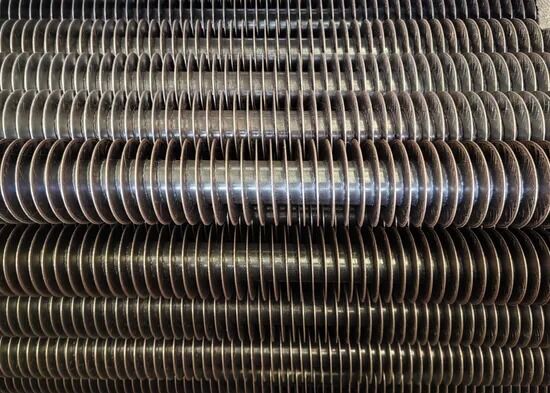 25m Max Long Boiler Fin Tube with Spiral Solid Serrated Fins in Stainless Steel