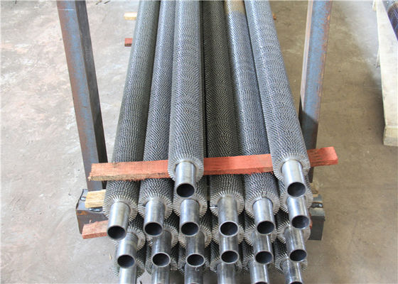 Longitudinal Square Boiler Fin Tube Extruded Embedded Type Heat Exchanger Support